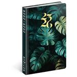 18měsíční diář Petito - Monstera 2025/2026