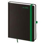 Denní diář A5 2026 Black Green 