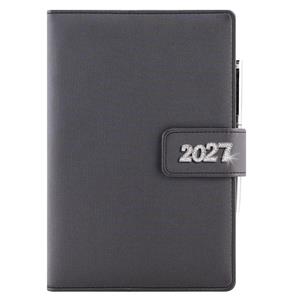 Diář BRILIANT denní A5 2027 český - černá