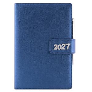 Diář BRILIANT denní A5 2027 český - modrá