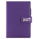 Diář BRILIANT týdenní B6 2027 - fialová