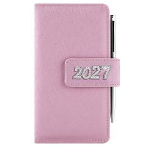 Diář BRILIANT týdenní kapesní 2027 český - světle růžová