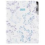 Diář DESIGN denní A4 2025 - Luční kvítí 