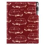 Diář DESIGN denní A4 2027 český - bordó - Maluch