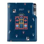 Diář DESIGN denní A5 2027 český - modrá - Hotel