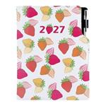 Diář DESIGN denní B6 2027 - Jahoda
