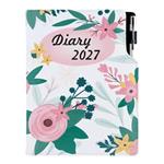 Diář DESIGN denní B6 2027 - Květiny