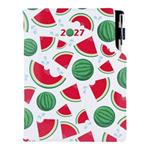 Diář DESIGN denní B6 2027 - Meloun