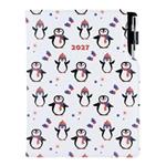 Diář DESIGN denní B6 2027 - Tučňák