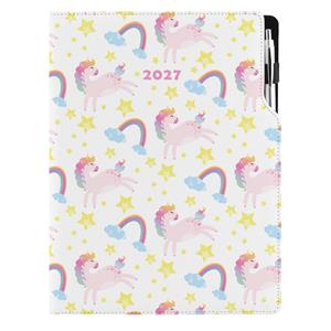 Diář DESIGN týdenní A4 2027 - Unicorn