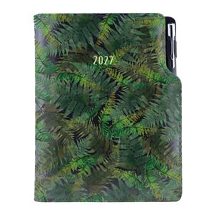 Diář DESIGN týdenní B5 2027 - černá - Kapradina
