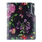 Diář DESIGN týdenní B5 2027 - černá - Květy