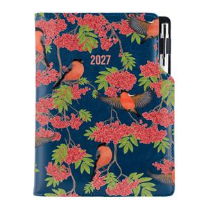 Diář DESIGN týdenní B5 2027 - modrá - Hýl