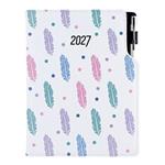 Diář DESIGN týdenní B5 2027 - Pírka