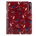 Diář DESIGN týdenní B6 2025 - bordó -  Jeřáb