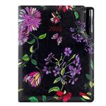 Diář DESIGN týdenní B6 2026 - černá - Květy