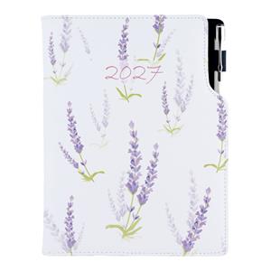 Diář DESIGN týdenní B6 2027 - Levandule