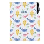 Diář DESIGN týdenní B6 2027 - Ptáci