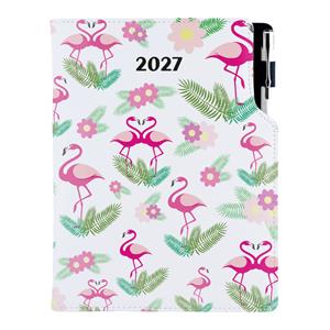 Diář DESIGN týdenní speciál A5 2027 - Plameňák