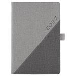 Diář DIEGO denní A5 2027 český - šedá/tmavě šedá