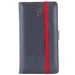 Diář ELASTIC týdenní kapesní 2027 český - grafit/červená gumička