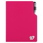 Diář GEP CRYSTAL denní A5 2027 český - růžová