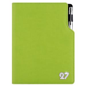 Diář GEP CRYSTAL týdenní A5 2027 český - světle zelená