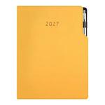 Diář GEP s propiskou denní A4 2027 - hořčicová