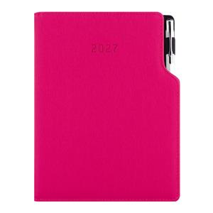 Diář GEP s propiskou denní B6 2027 - růžová