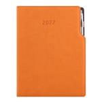 Diář GEP s propiskou týdenní A4 2027 - oranžová