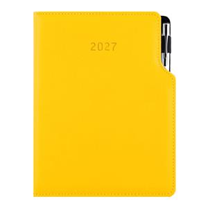 Diář GEP s propiskou týdenní B5 2027 - žlutá