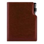 Diář GEP s propiskou týdenní B6 2027 - hnědá