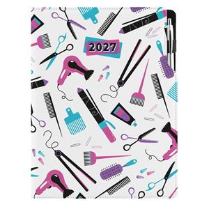 Diář KADEŘNICKÝ Hairdresser - DESIGN denní A4 2027