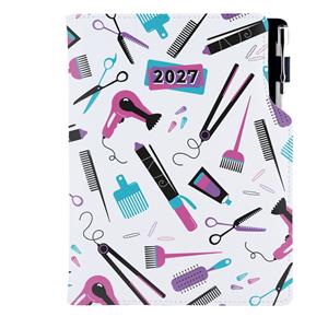 Diář KADEŘNICKÝ Hairdresser - DESIGN týdenní A5 2027 český