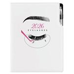 Diář KOSMETICKÝ Eyelashes - DESIGN denní A4 2026 
