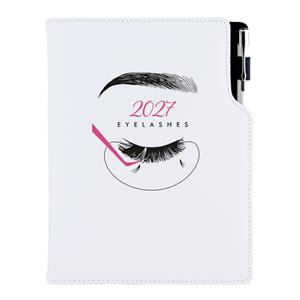 Diář KOSMETICKÝ Eyelashes - DESIGN týdenní A5 2027 český