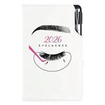 Diář KOSMETICKÝ Eyelashes - DESIGN týdenní kapesní 2026 český 