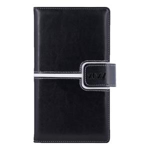 Diář MAGNETIC týdenní kapesní 2027 český - černá/bílá