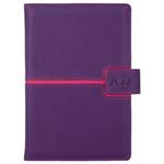 Diář MAGNETIC týdenní speciál A5 2027 - fialová/růžová
