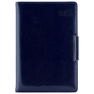 Diář METALIC týdenní B6 2026 - tmavě modrá
