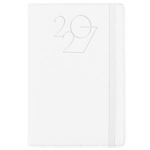 Diář POLY denní A5 2027 český - bílá