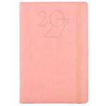 Diář POLY denní A5 2027 český - světle růžová