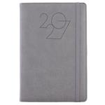 Diář POLY týdenní A5 2027 český - šedá