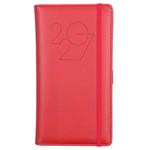 Diář POLY týdenní kapesní 2027 český - červená