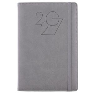 Diář POLY týdenní speciál A5 2027 - šedá