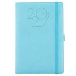 Diář POLY týdenní speciál A5 2027 - světle modrá