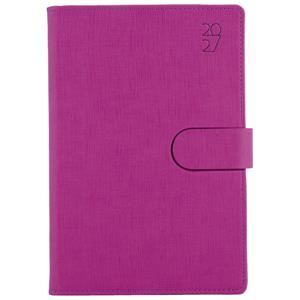 Diář SPLIT denní A5 2027 český - fuchsiová