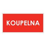 KOUPELNA, plast 2 mm s dírkami 190x90 mm