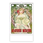 Nástěnný kalendář 2026 - Alfons Mucha   