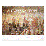 Nástěnný kalendář 2026 Slovanská epopej - Alfons Mucha